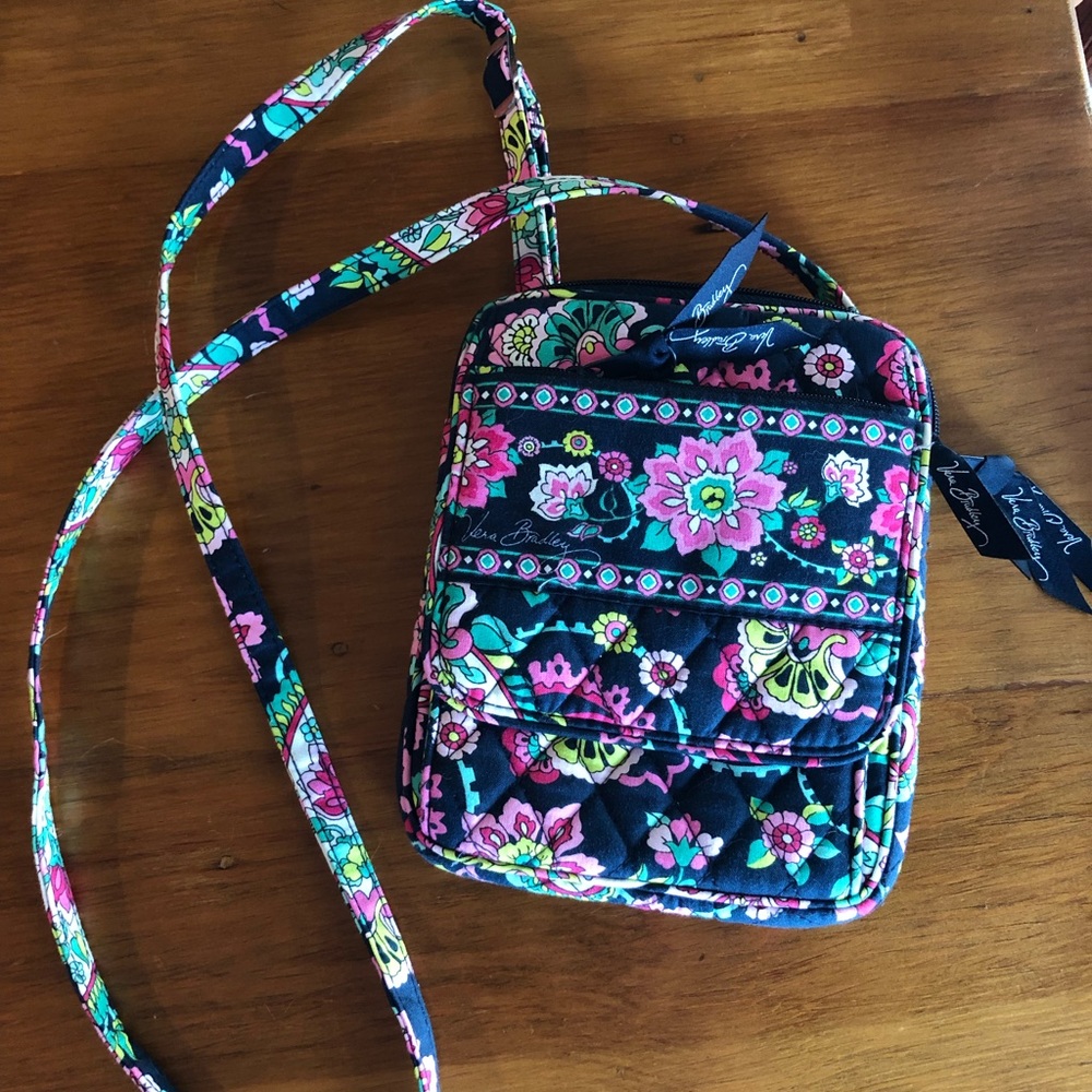 Vera Bradley Iconic RFID Mini Hipster Crossbody